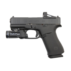 Pistolet Glock 43X COMBO kal. 9x19mm -  w zestawie kolimator SHIELD RMSc i latarka STREAMLIGHT RTL-7